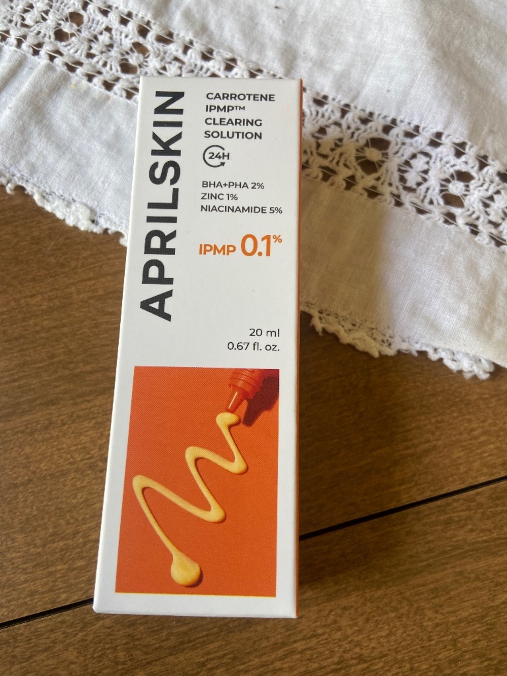 April Skin Carrotene Clearing Solution New in Box